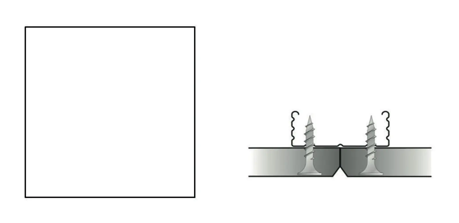 Knauf Danoline Contrapanel (Kante B)