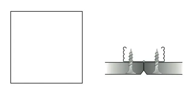 Knauf Danoline Contrapanel (Kante B)