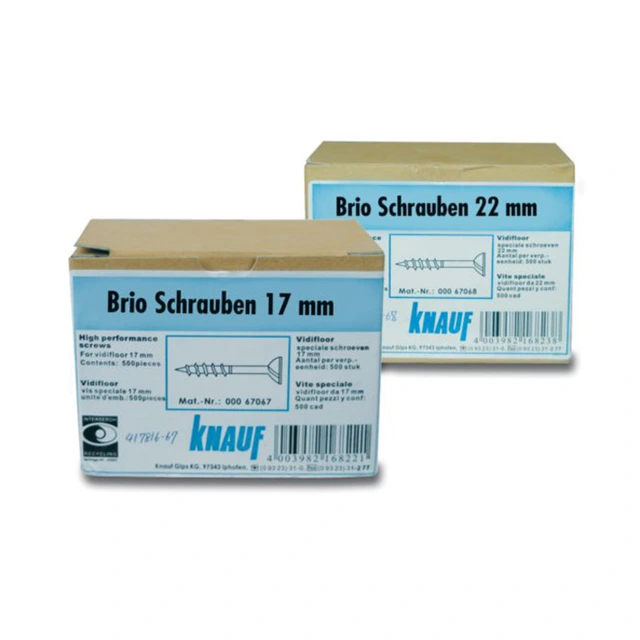 Knauf Brio Schrauben Verpackung